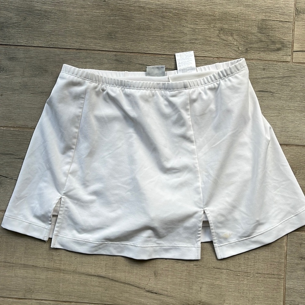White Mini Tennis Skirt